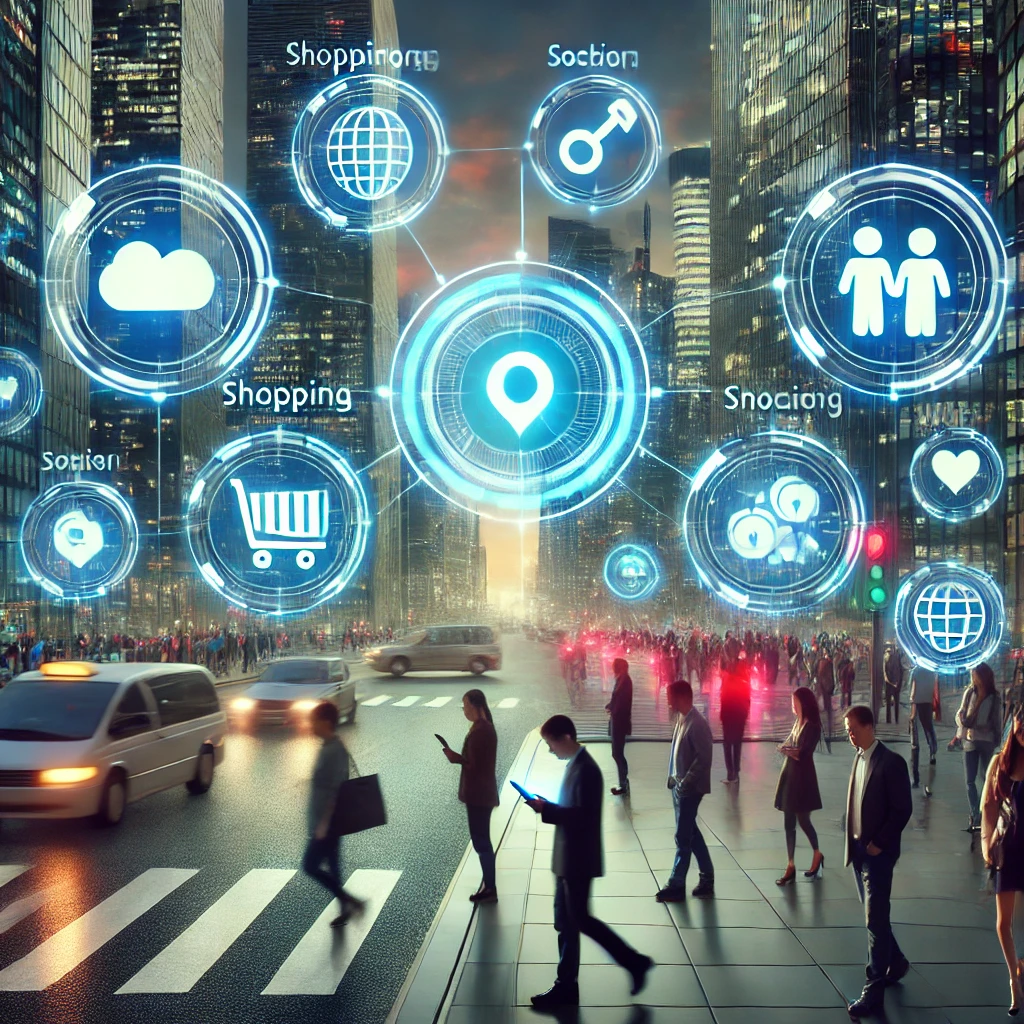 App-Dependent World with digital connectivity and mobile technology reliance