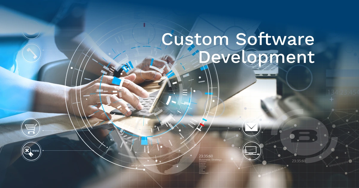 Custom Software Development with coding, UI/UX design, and innovative technology solutions