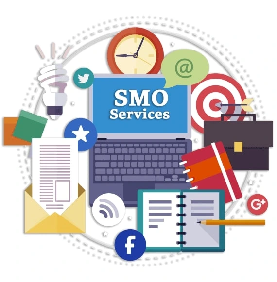 Social Media Optimization (SMO) with digital engagement, branding, and network growth